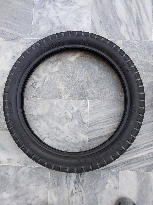 Pather trakker tyre with tube Ybr G ybr dse honda suzuki 150 1