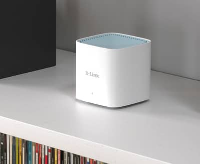 D-Link M15 AX1500 Mesh Router, self-optimizing Wi-Fi, powered by AI.
