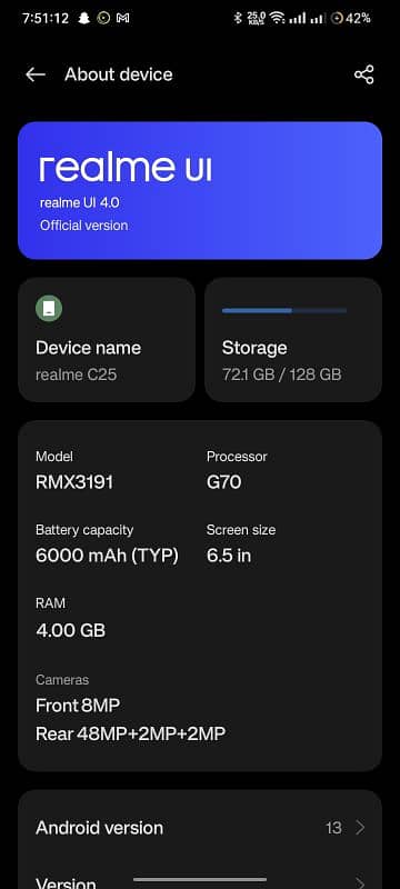 REALME C25s 6/128 5