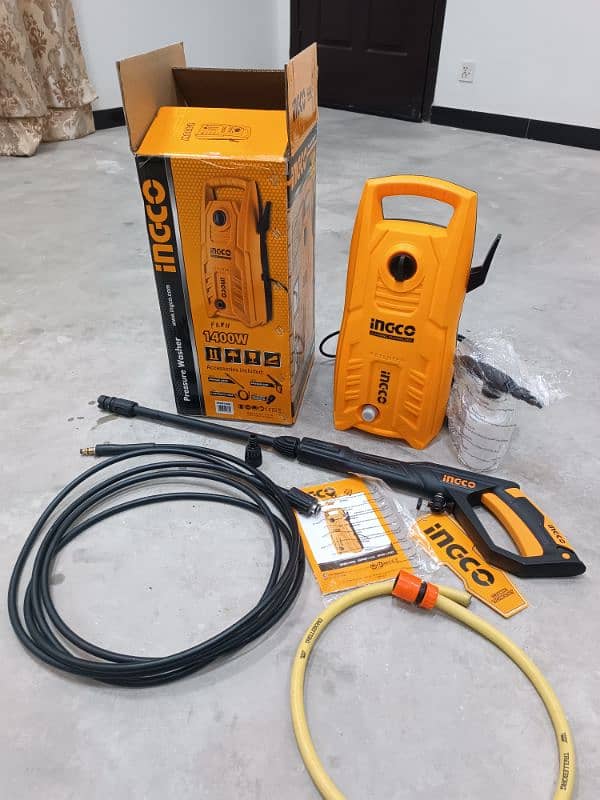 INGCO Pressure washer 1400w unused 0