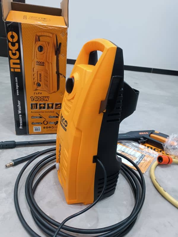 INGCO Pressure washer 1400w unused 6