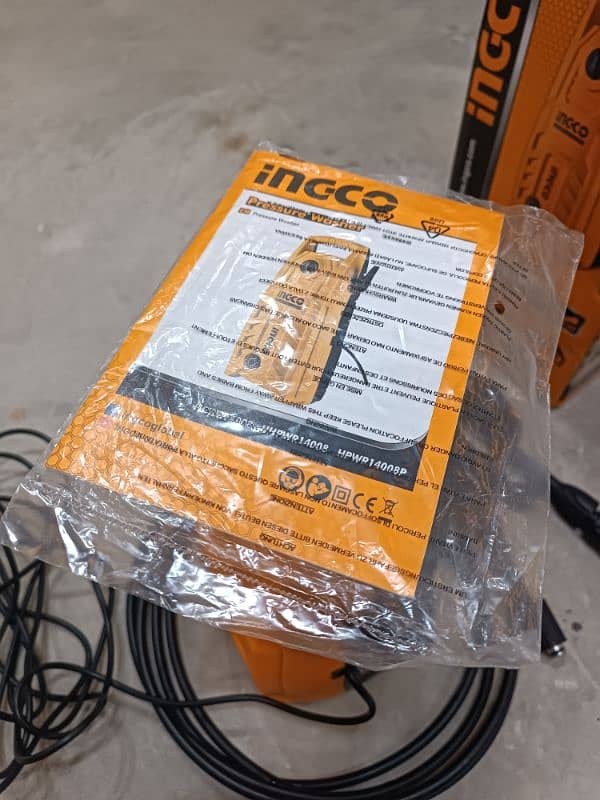 INGCO Pressure washer 1400w unused 8