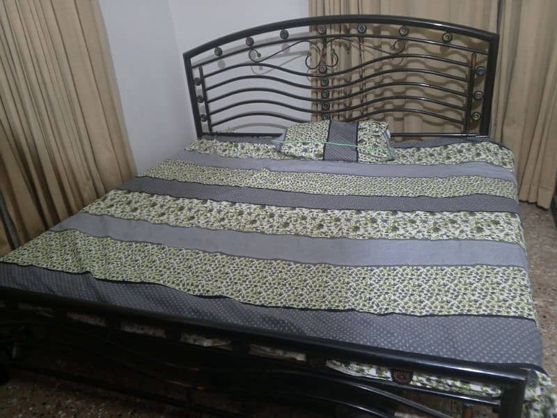 Double bed with mattress , 3