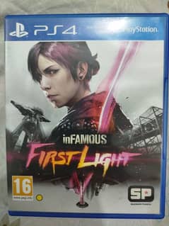 infamous first light PS4 game