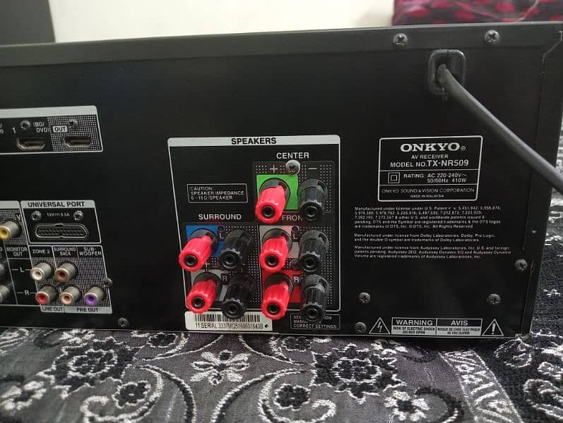 Onkyo TX-NR 509 (Amplifier) 0324-7172701 13