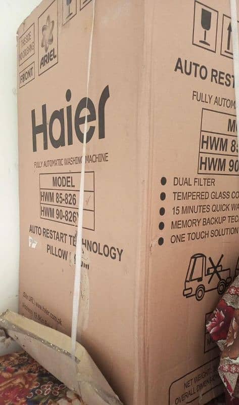 Haier washing machine & Dryer 03249899587 0