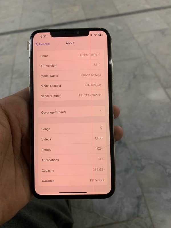 iphone xs max 256gb 5