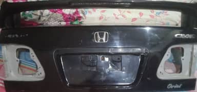 honda civic 2000 shape back trunk, diki and spoiler