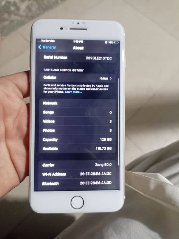 iphone 7 plus condition 10/9 128 Gb 9