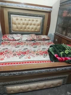 wooden furniture king size bed complete set