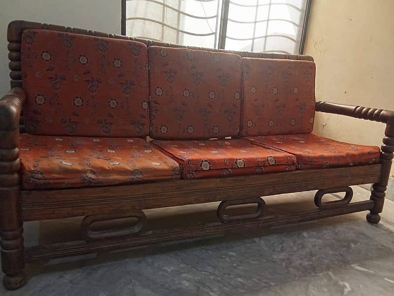 5 seater wooden sofa 3