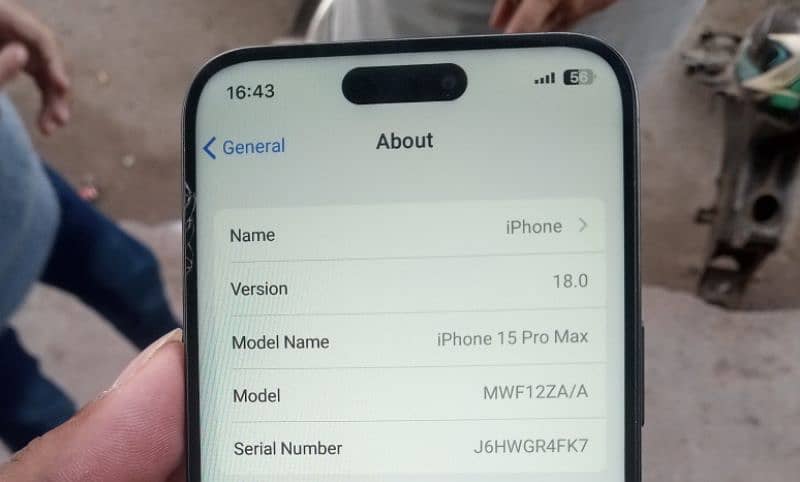 I phone 15pro max kit waly 512GB full box 3