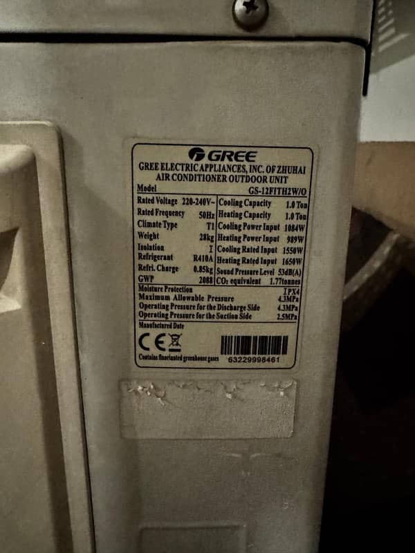 GREE inverter 1 tons 0