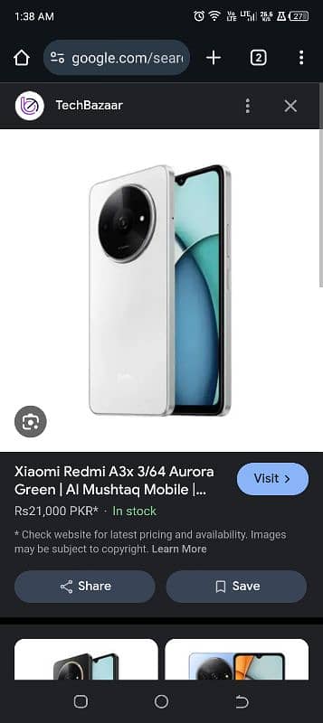 Realme A3x 5 din pahlye lia ha 3/64 man han 2