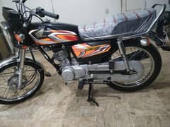 Honda cg 125 2022 October  purchased All Punjab In Mint condition