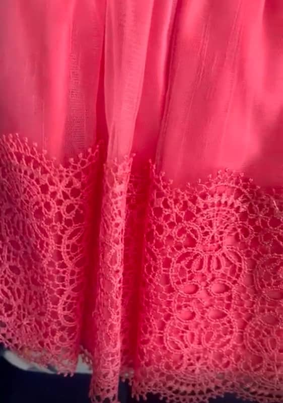 beautiful net frock for girls 0