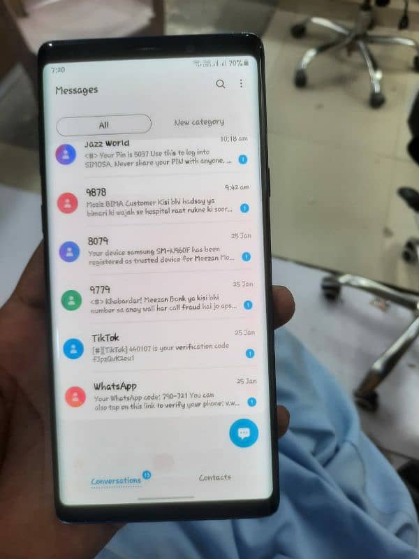 Samsung note 9 dual sim official approve 2