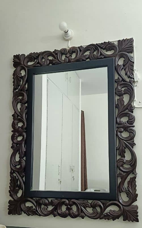 Rectangle wooden mirror 3