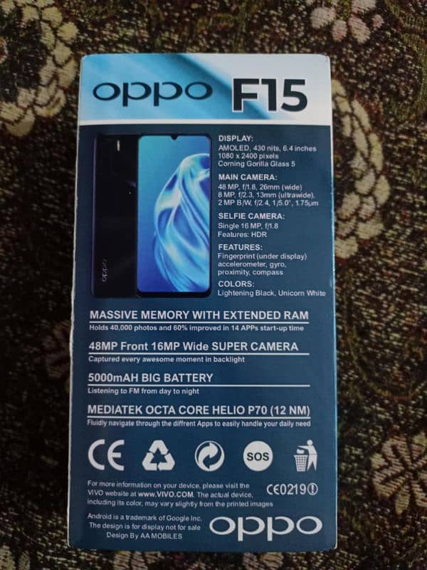 oppo f15 for urgent sale 3