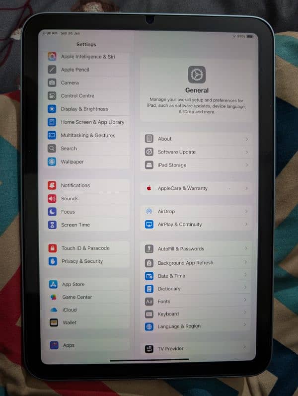 Ipad Mini 7 A17 Pro Chip 0