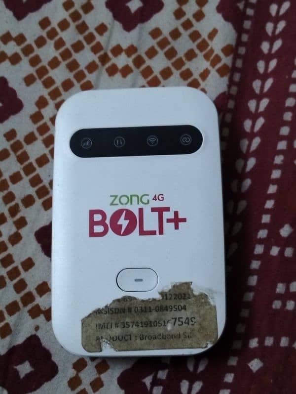 ZONG BOLTZ + 4G 0