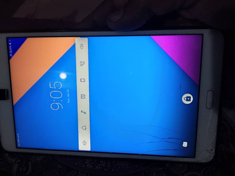 Huawei Sim Tab 8" 3/32 finger lock touch crack all working 2