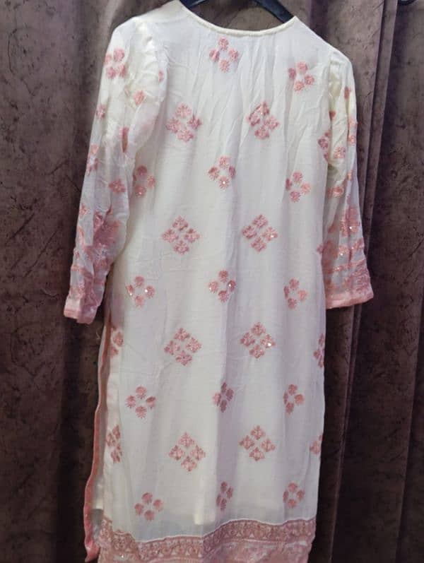 pure shiffon embroidery dress 2