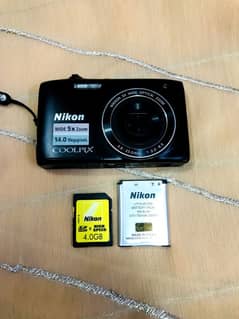 Nikon Coolpix S3100 Camera for Sale