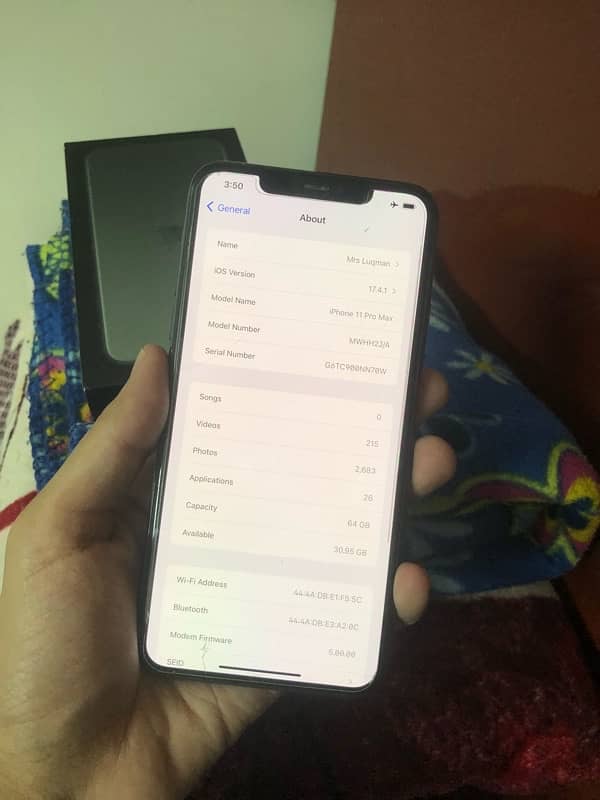 iphone 11 pro max 64 gb 6