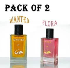 2 pcs long lasting Floral Citrus spicy perfume for men