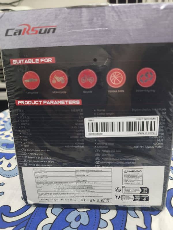 Carsun Digital Tyre Inflator 3