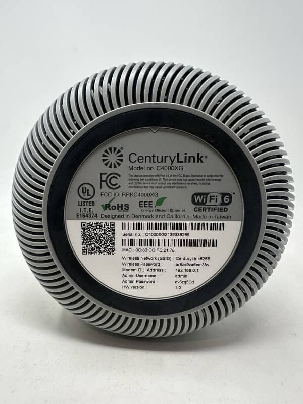 CENTURYLINK C4000XG WiFi 6 AX technology 1 Canal Coverage Easily 2