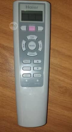 Haier 1.5 ton old model ac remote