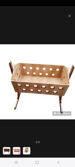 Baby cot wooden jhoola.