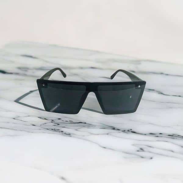 Square Sunglasses | Full Black Sunglasses | Sunglasses for Men & Women 0