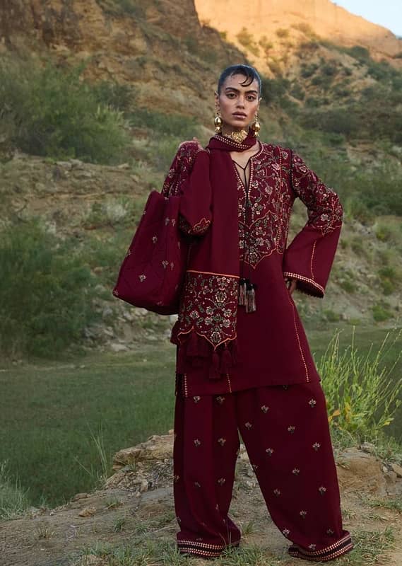 jugnu lahore AW’24 collection , article name : ROSSO 1