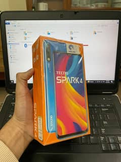 Tecno Spark 4 with Complete Box