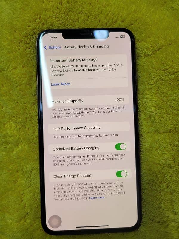 Iphone Xs Max 64 GB Factory Unlock 3