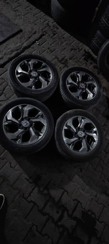 HONDA BRV ORIGINAL JAPANI RIM TYRE 16 INCH LIGHT WEIGHT 1