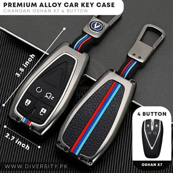 Changan Ohsan premium metal key cover 0