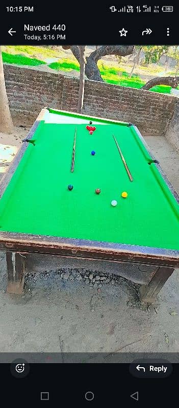 snooker 5 by 10 3