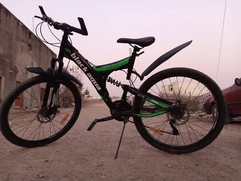 Black Aqwa cycle urgent for sale 3