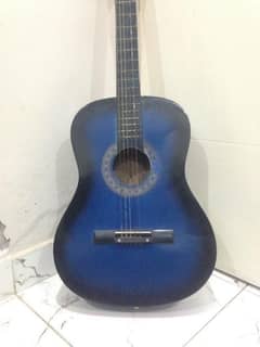 Full sized Blue Coloured Guitar