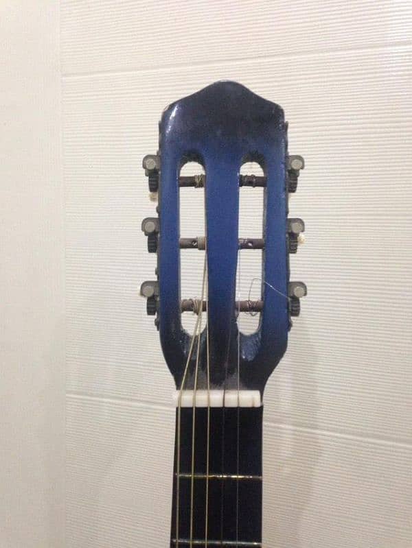 Full sized Blue Coloured Guitar 5