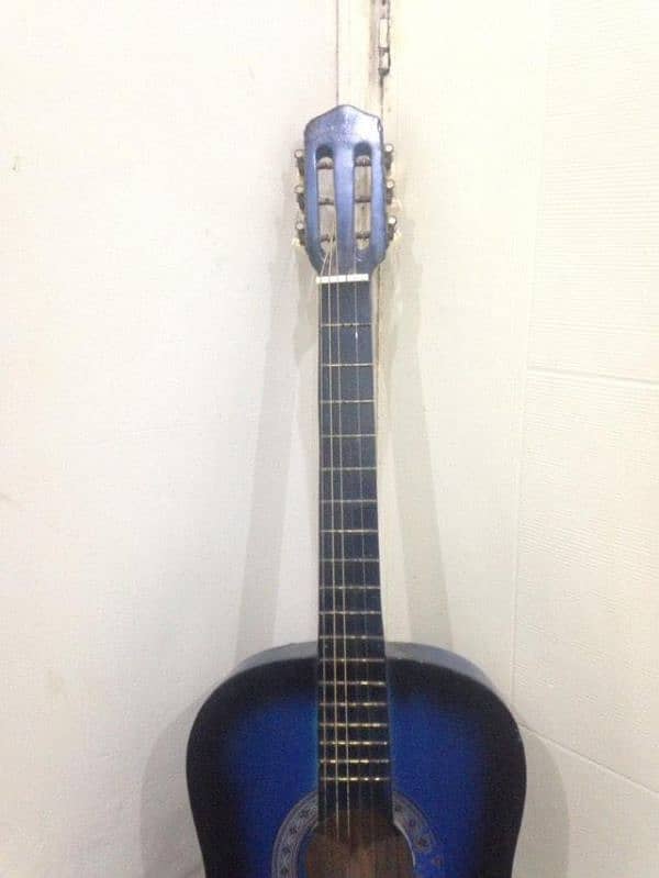 Full sized Blue Coloured Guitar 7