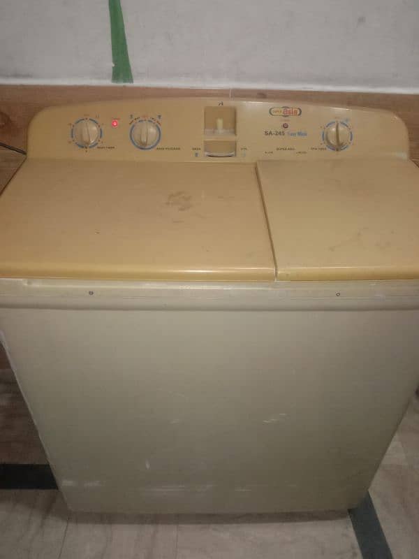 super Asia dual tub working perfectly 03008125456 0