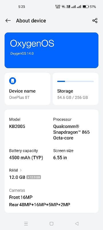 OnePlus 8T 5G EXCHANGE 0