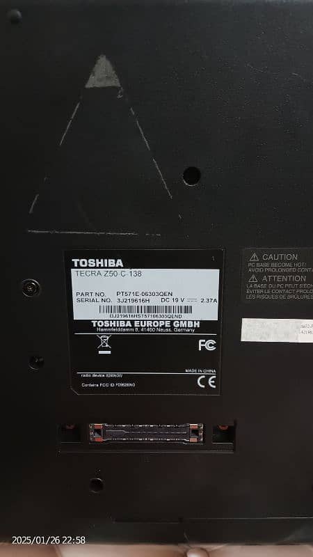 Toshiba  Tecra Z-50C-138 core i5 6th gen 8GB/256ssd 5