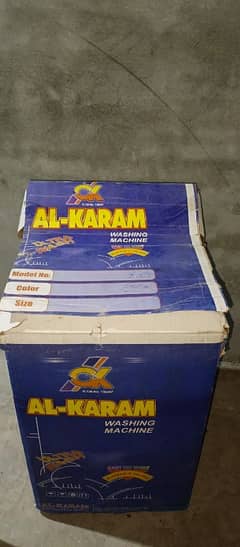 All Karam ki new washing machine urgent sale