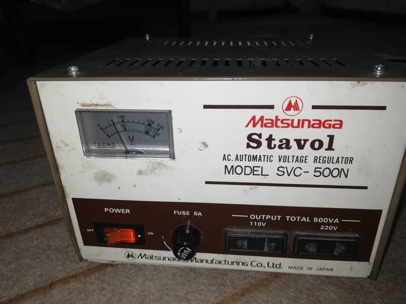 Stavol Stablizer 500VA Japan 0